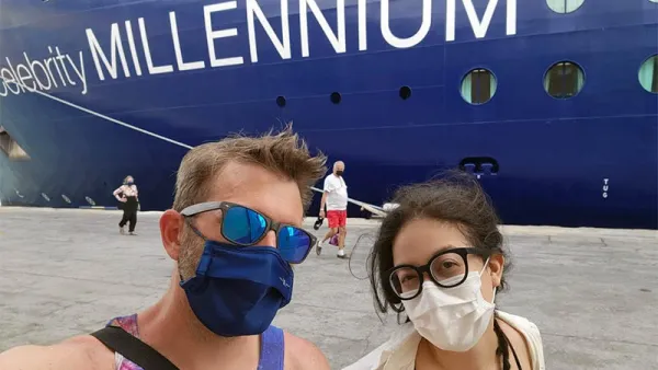 Billy Larissa masked Barbados Celebrity Millennium